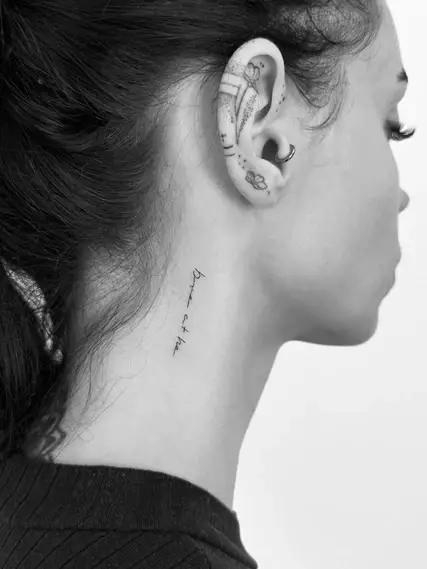 Fine Line Tattoo